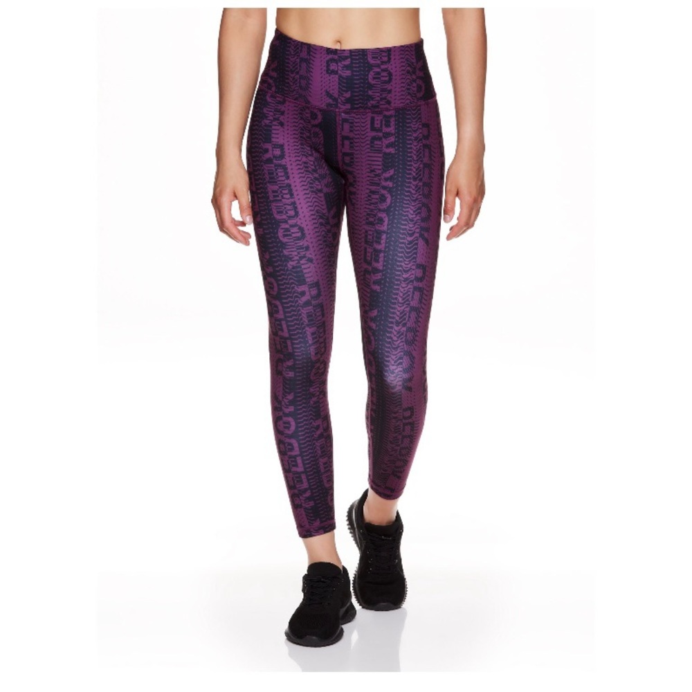 Reebok Women's Fierce Highrise Size XXL Grape wine with pocket in back